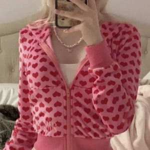 Devilishly Cute Heart Zip-Up Hoodie – Inspired by Jennifer's body